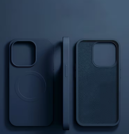 Funda Mate de Silicona Magnética Premium para iPhone