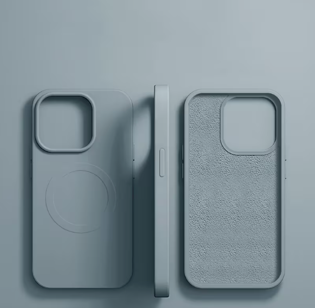 Funda Mate de Silicona Magnética Premium para iPhone
