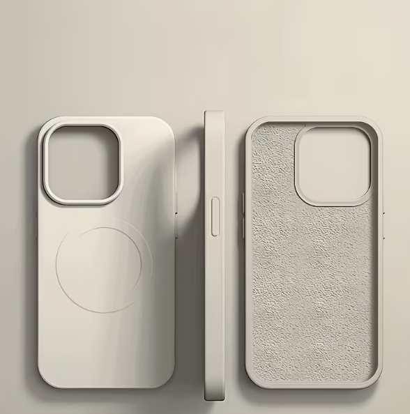 Funda Mate de Silicona Magnética Premium para iPhone