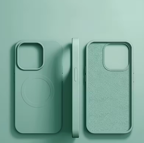 Funda Mate de Silicona Magnética Premium para iPhone