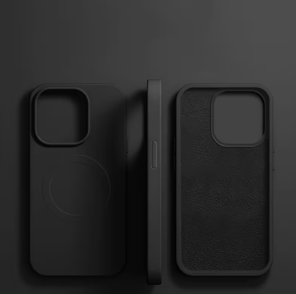 Funda Mate de Silicona Magnética Premium para iPhone
